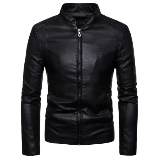 Faux Leather Men s Jacket Slim Fit and Perfect for Spring and Autumn Motorcycle Clothes Affordable.jpg Q90.jpg 4 Dukancha