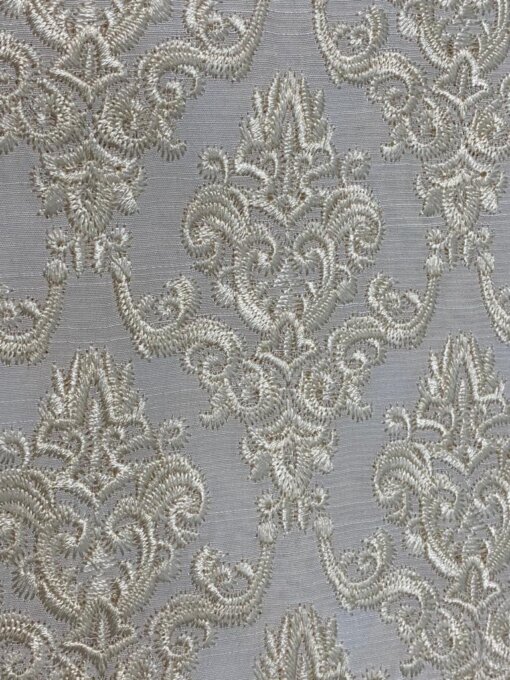 silk thread embroidered sherwani fabric