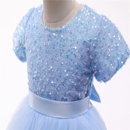 Kids and Toodler Dress in sky blue Color