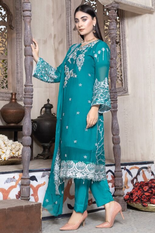 Viberant Green-Chiffon Dress by ketifa-buy now today